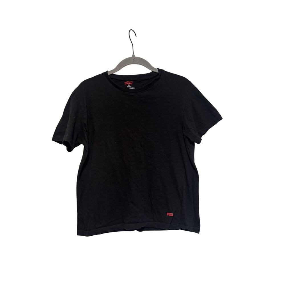 Levi's Black Cotton T-Shirt M - Picture 2 of 6